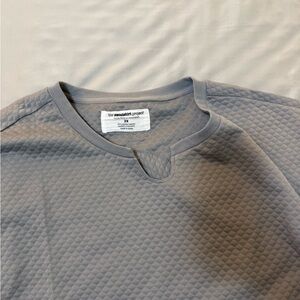 Gray Textured Sweatshirt